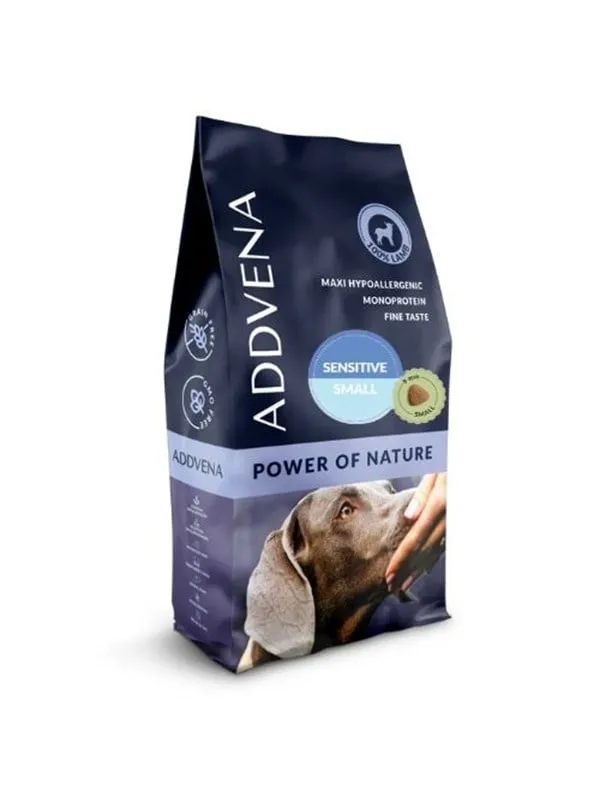 ADDVENA Power of Nature Adult Sensitive Small Lamb - torrfoder för hund - 10kg