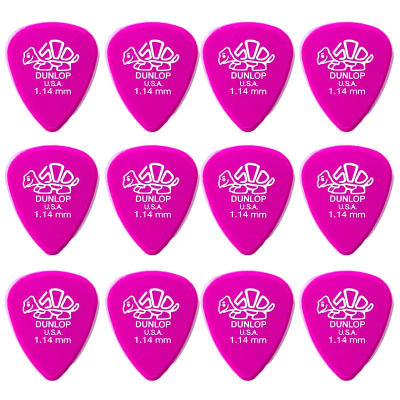 Dunlop Delrin 500 1,14 mm plektrum (12 st.)