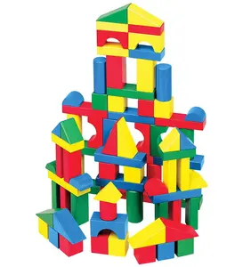 Färgglada Träklossar 100 Bitar Melissa & Doug