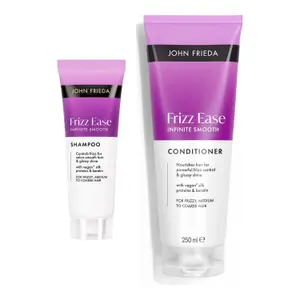 John Frieda Frizz Control Essentials Shampoo 75 ml & Conditioner 250 ml - 325 ml