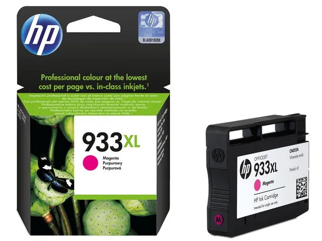 Hp Blekk Magenta 933xl - Officejet 6100/6600/6700 Premium