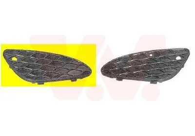 Ventilationsgaller, stötfångare VAN WEZEL 3041592