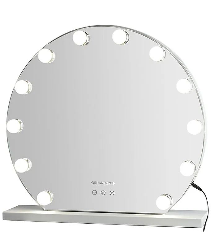 Gillian Jones 12 bulb Hollywood mirror with adjustable light