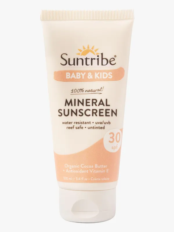 Suntribe Sun Care Suntribe All Natural Mineral Kids Vanilla Sunscreen Spf 30