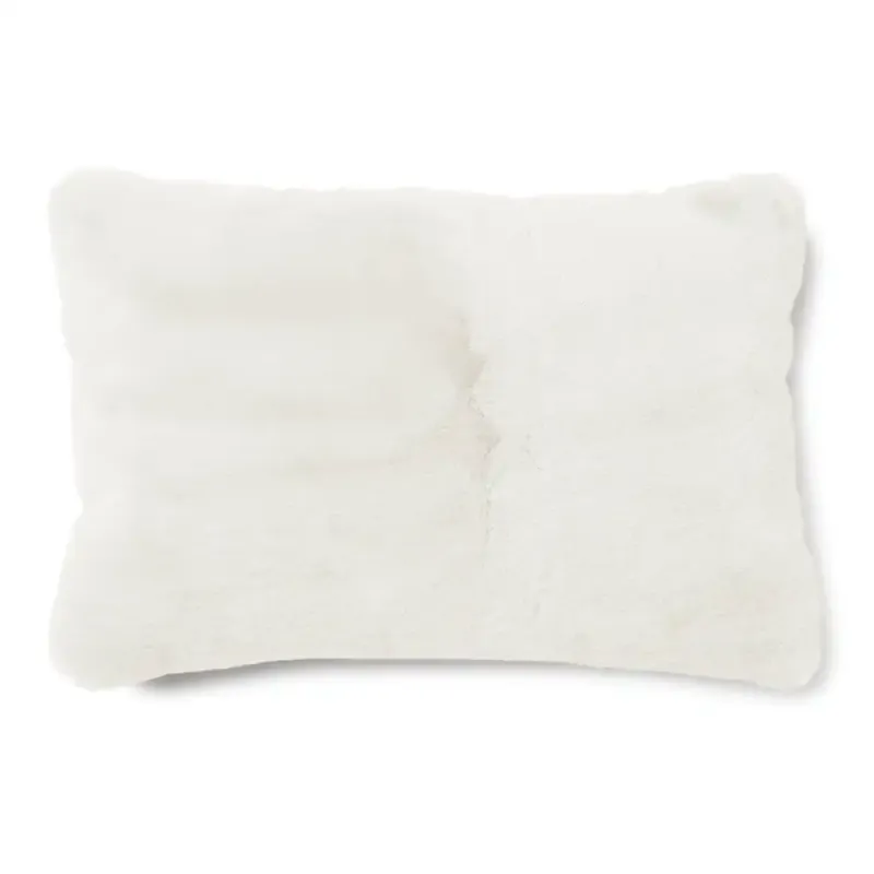 Skinnwille, Fluffy kuddfodral 40×60 cm Ivory