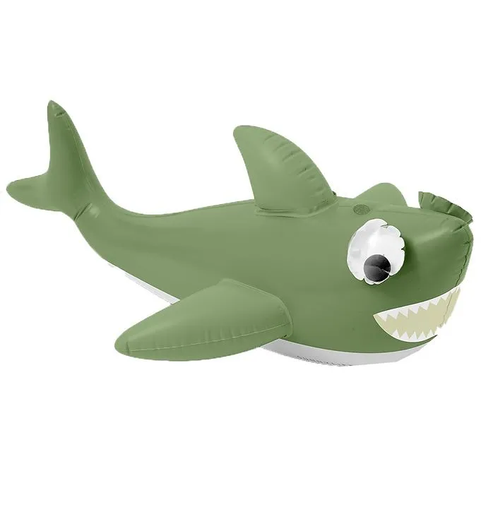 SunnyLife Giant Sprinkler Shark - 248 x 148 cm - Grön