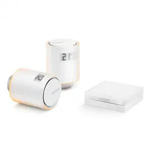 Netatmo Smart Radiator Valves - Starter Pack - vandventil - trådlös - 802.11b/g/n - 2.4 Ghz