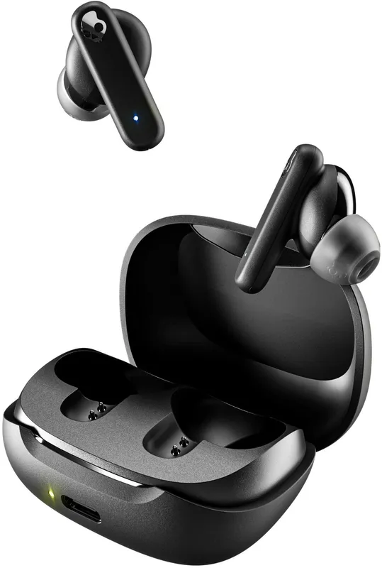 Skullcandy Smokin Buds - True wireless-hörlurar med mikrofon - inuti örat - Bluetooth - äkta svart