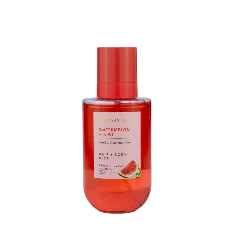Sunday Rain Watermelon + Kiwi Hair + Body Mist 250 ml
