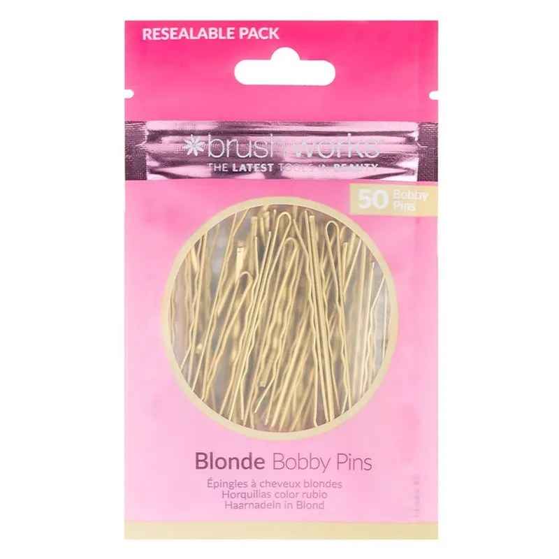 Brushworks Blonde Bobby Pins