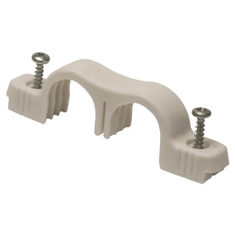 Uponor 1897940V Klammer vit Dubbel 25 mm