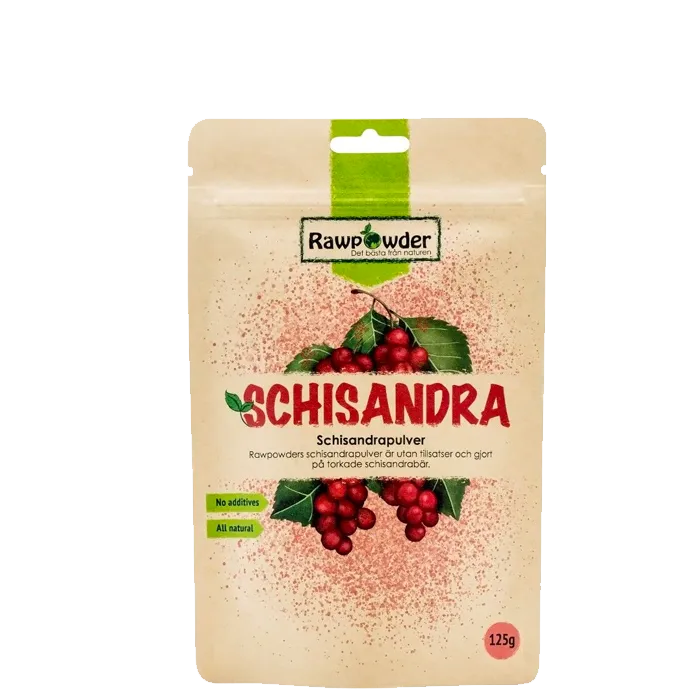 Schisandra pulver 125g - Rawpowder