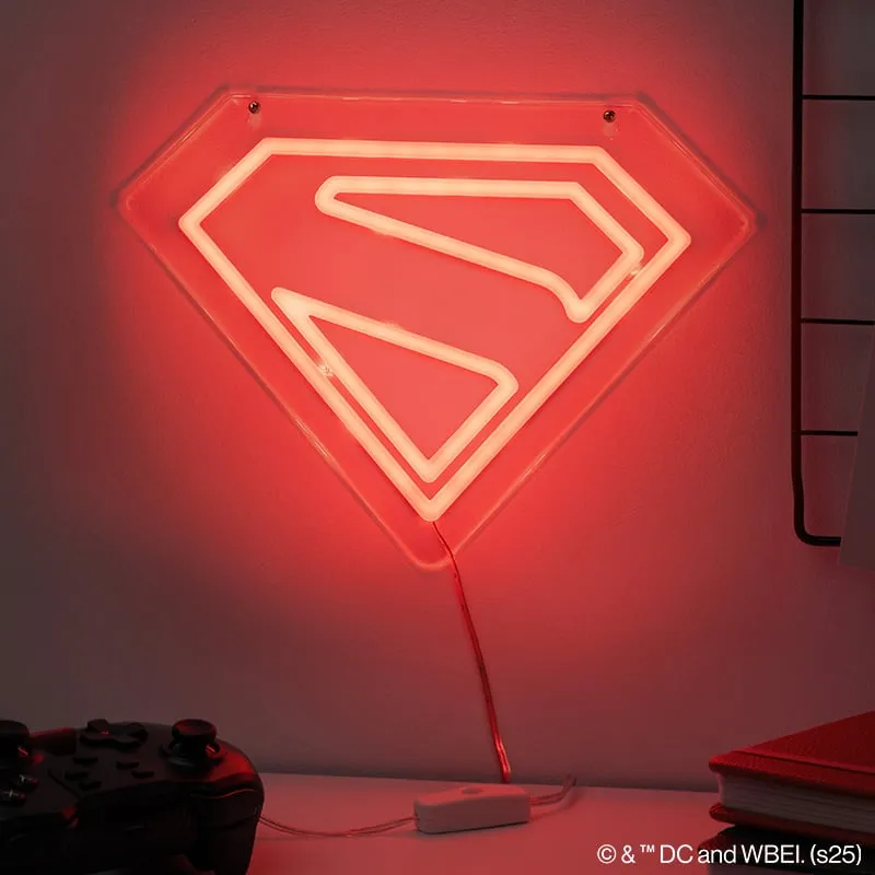 Paladone – Superman Wall Mountable LED Neon Light – Lampa