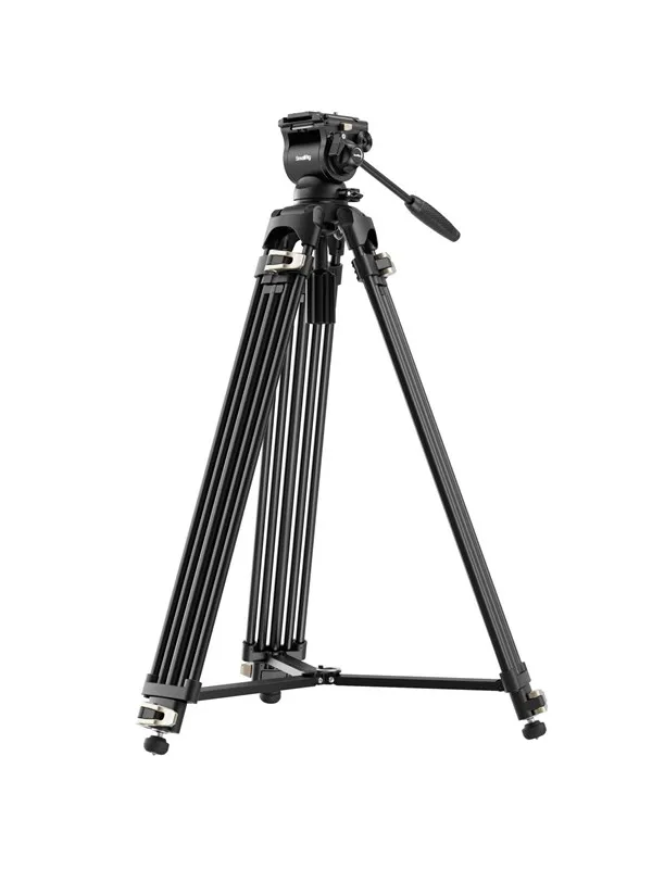 SmallRig 4686 Heavy-Duty Fluid Head Video Tripod Kit AD-01S