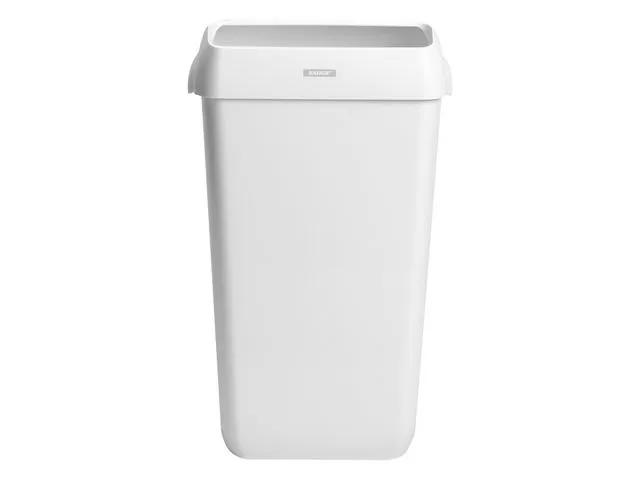Katrin 91899 Papperskorg med lock, 25 liter Vit
