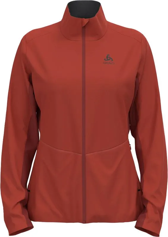 Odlo Jacket Markenes W Dam Brun M | Längdskidjacka