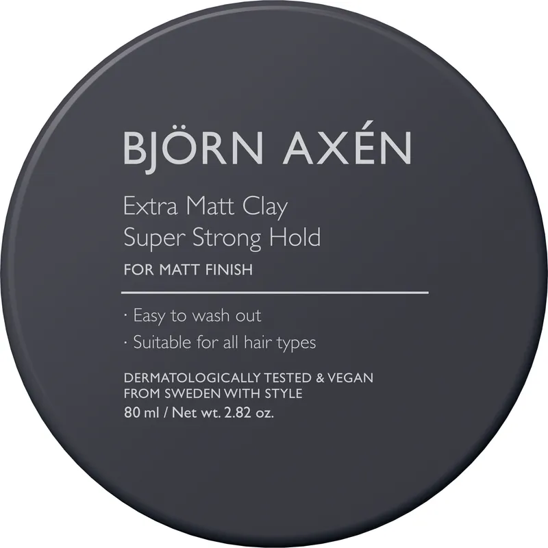 Björn Axén Extra Matt Clay Super Strong Hold - 80 ml
