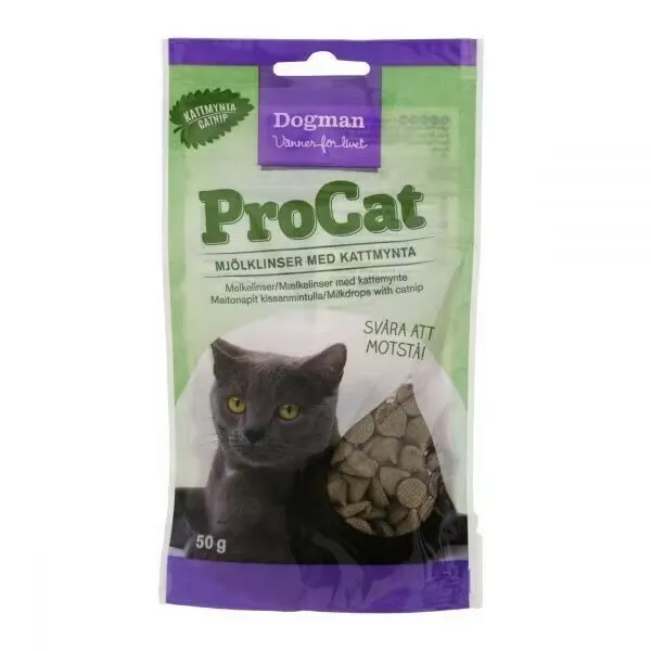 Dogman Procat Milk Drops Catnip 50g