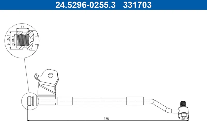 Bromsslang ATE 24.5296-0255.3