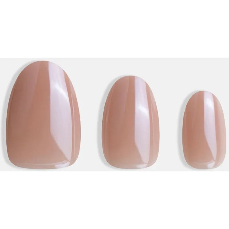 Glazed Latte, Short Almond - Instant Pro Press-on Manicure