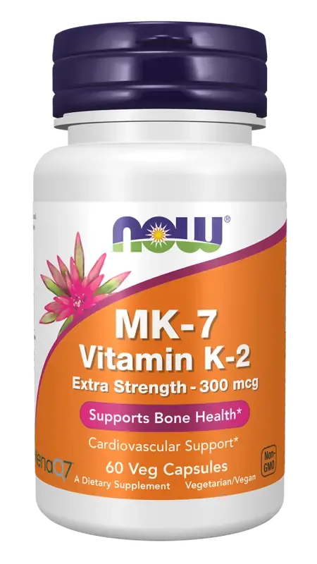 NOW - MK7 Vitamin K2 Extra Strength, 300 mcg