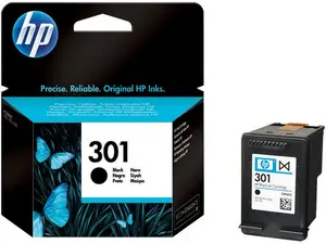 HP 301 svart bläckpatron, original CH561EE
