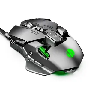 PG1 Gaming-datormus 7200DPI - Grå/Grön