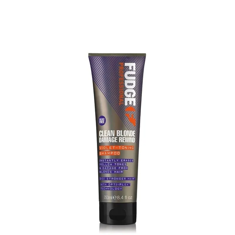 fudge Clean Blonde Damage Rewind Violet-Toning Shampoo 250 ml