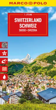 Switzerland Marco Polo Map