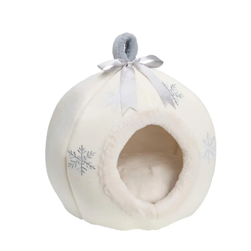 Little&Bigger Seasons Classics Kattigloo Julgranskula Vit