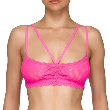 Hanky Panky BH Vixen Bralette Rosa nylon Small Dam