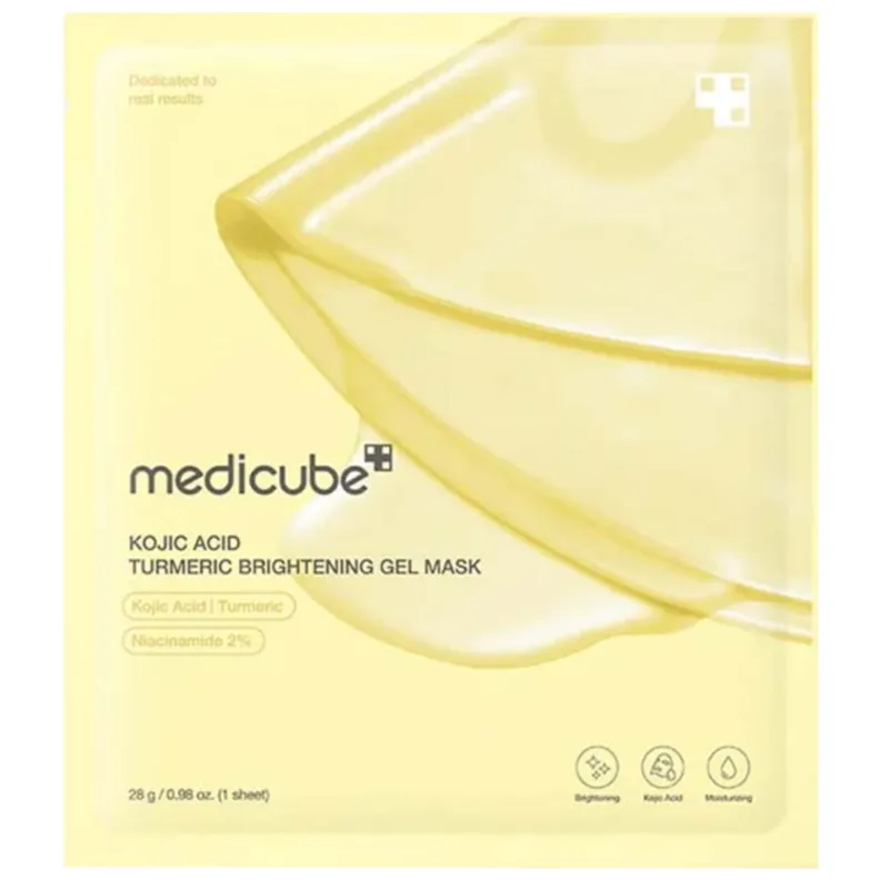 Medicube Kojic Acid Turmeric Brightening Gel Mask 28 g – ljusnande gelmask