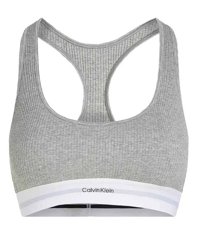Calvin Klein Lightly Lined Bralette Grey Heather Str. XXL