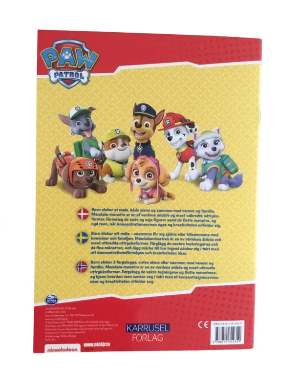Nickelodeon Paw Patrol. Mandalas