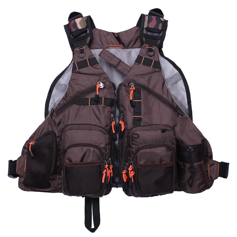 Kylebooker flugfiskeväst Pack FV01 brun