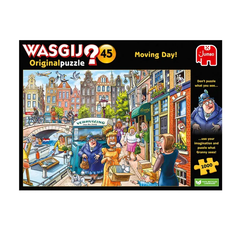 Wasgij Original 45 Moving Day! Pussel 1000 bitar, Jumbo