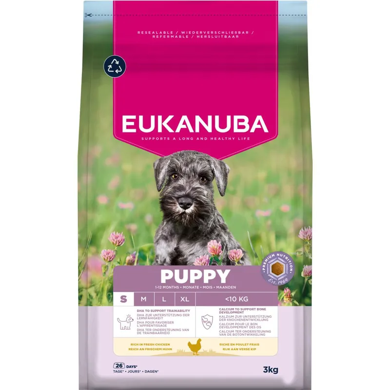 Eukanuba Puppy Small Breed Torrfoder till Valp