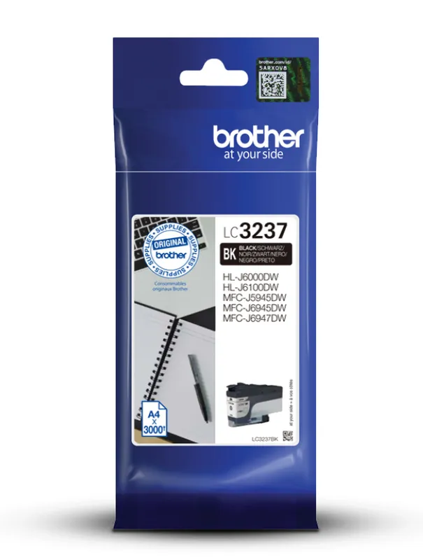 Brother LC3237BK / LC 3237BK Black Ink