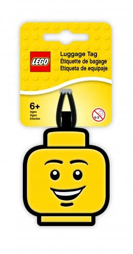 LEGO® Iconic Bagagetag Face, Gul