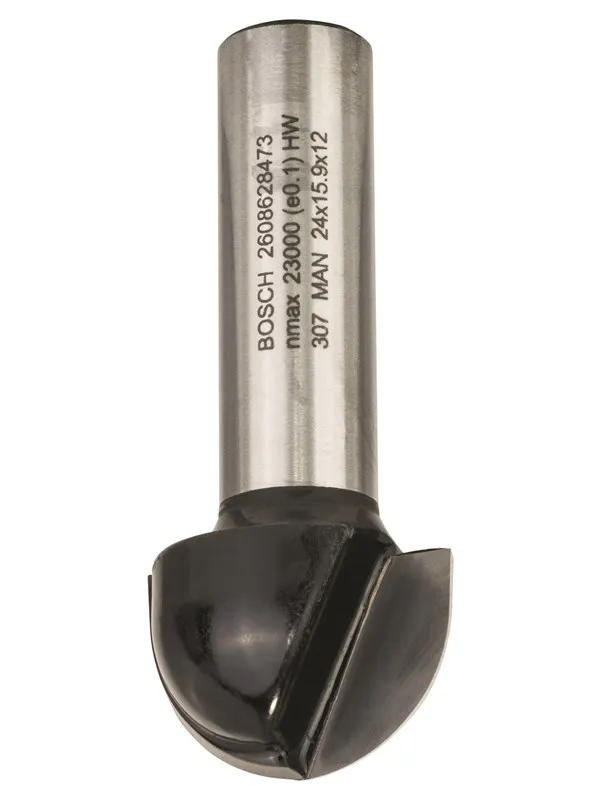 Bosch Hålkälsfräs, 12 mm, R1 12 mm, D 24 mm, L 15,9 mm, G 57 mm 12 mm, R1 12 mm, D 24 mm, L 15,9 mm, G 57 mm