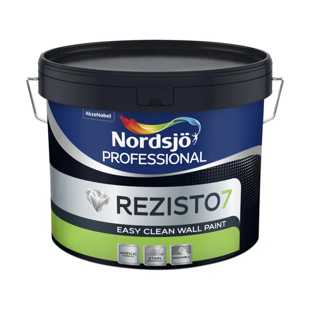VÄGGFÄRG PRO REZISTO 5 BW NORDSJÖ INOMHUS 10L | Beijerbygg Byggmaterial
