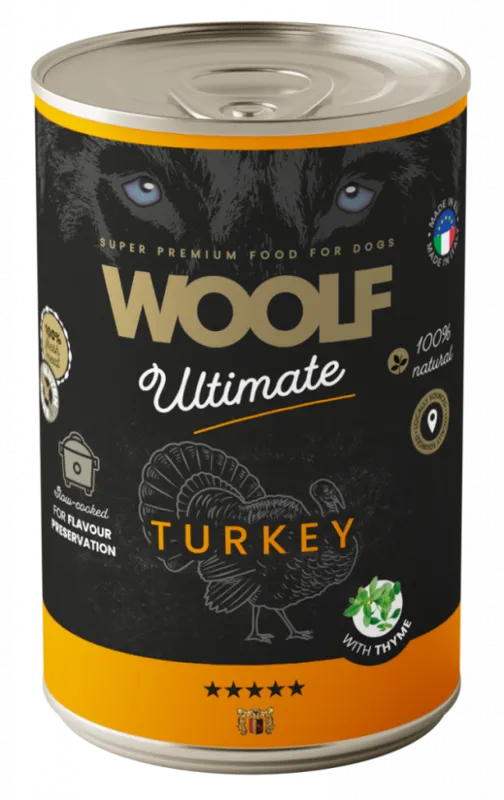 Turkey and Thyme Våtfoder för Hund - 6 x 400 g