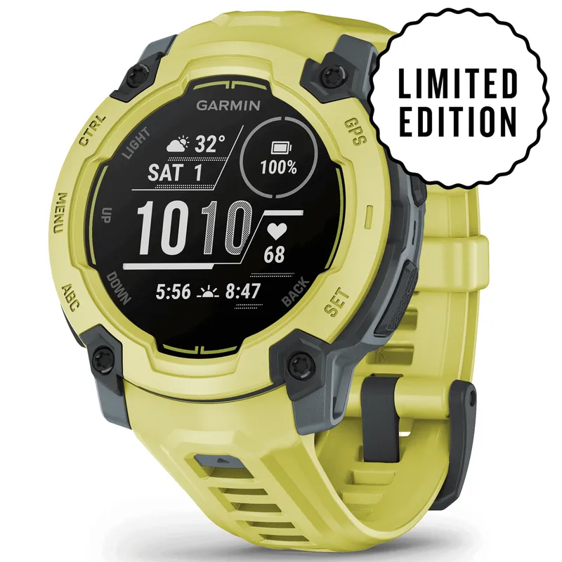 Garmin Instinct E.45 mm. ElectricLimeBezel w/ E - OneSize