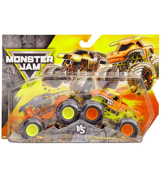 Monster Jam Truck – 1:64 – 2-pack – Max-D XX/El Toro Loco