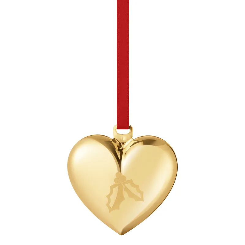 Georg Jensen 2026 års julhjärta Guld