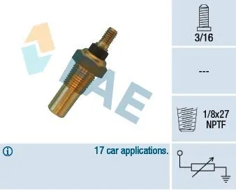 Kylvätsketemperatursensor FAE 32040