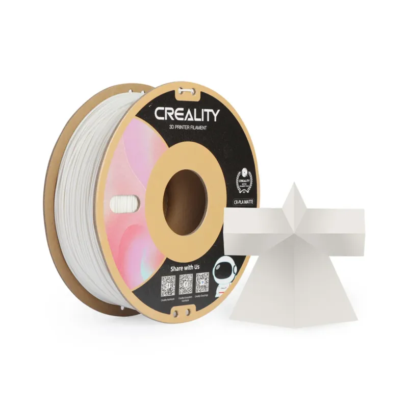 Creality CR-PLA Matte – 1.75mm – 1kg Gypsum White