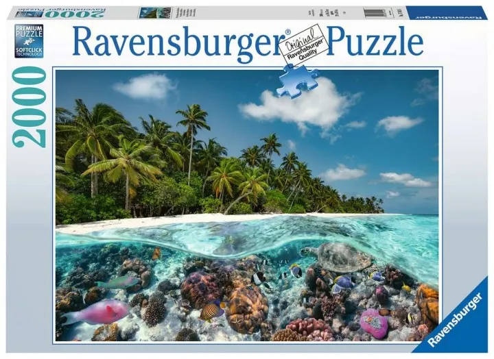 A Dive In The Maldives Pussel 2000 bitar Ravensburger