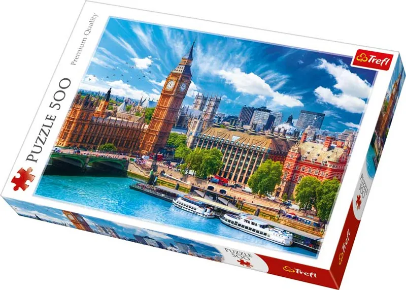 Pussel Sunny day in London 500 bitar, Trefl