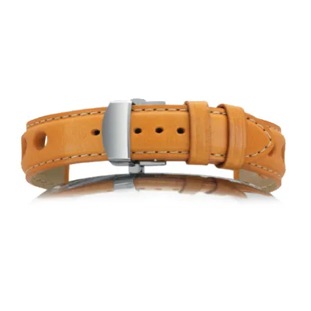 LE MANS Ingrassata Vegetable Cowhide Honey – 20 mm